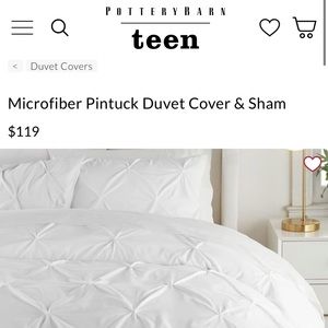 Oh teen white bedding